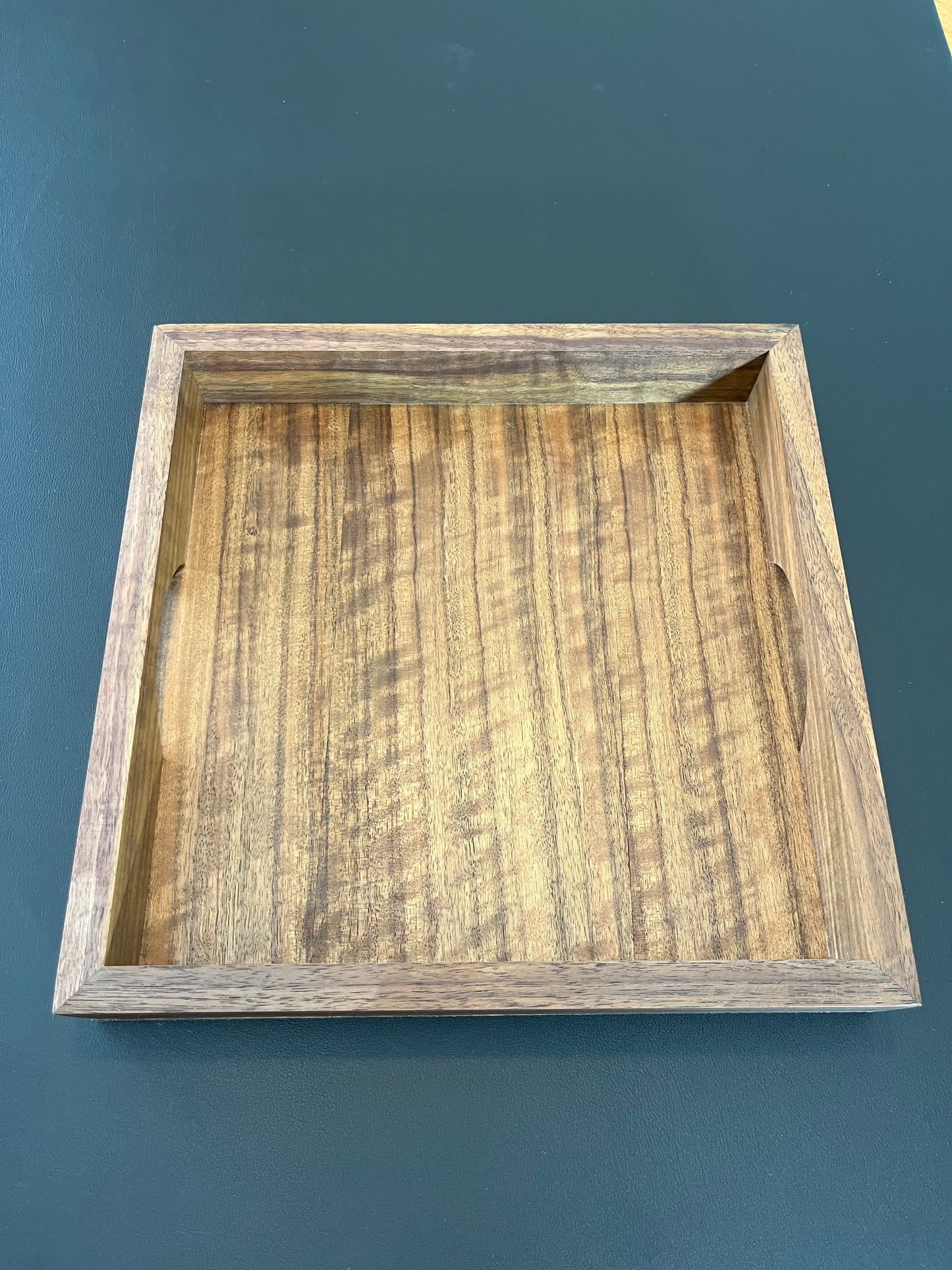 Handmade Walnut Tray - drinks, display or organising. (Item#43)