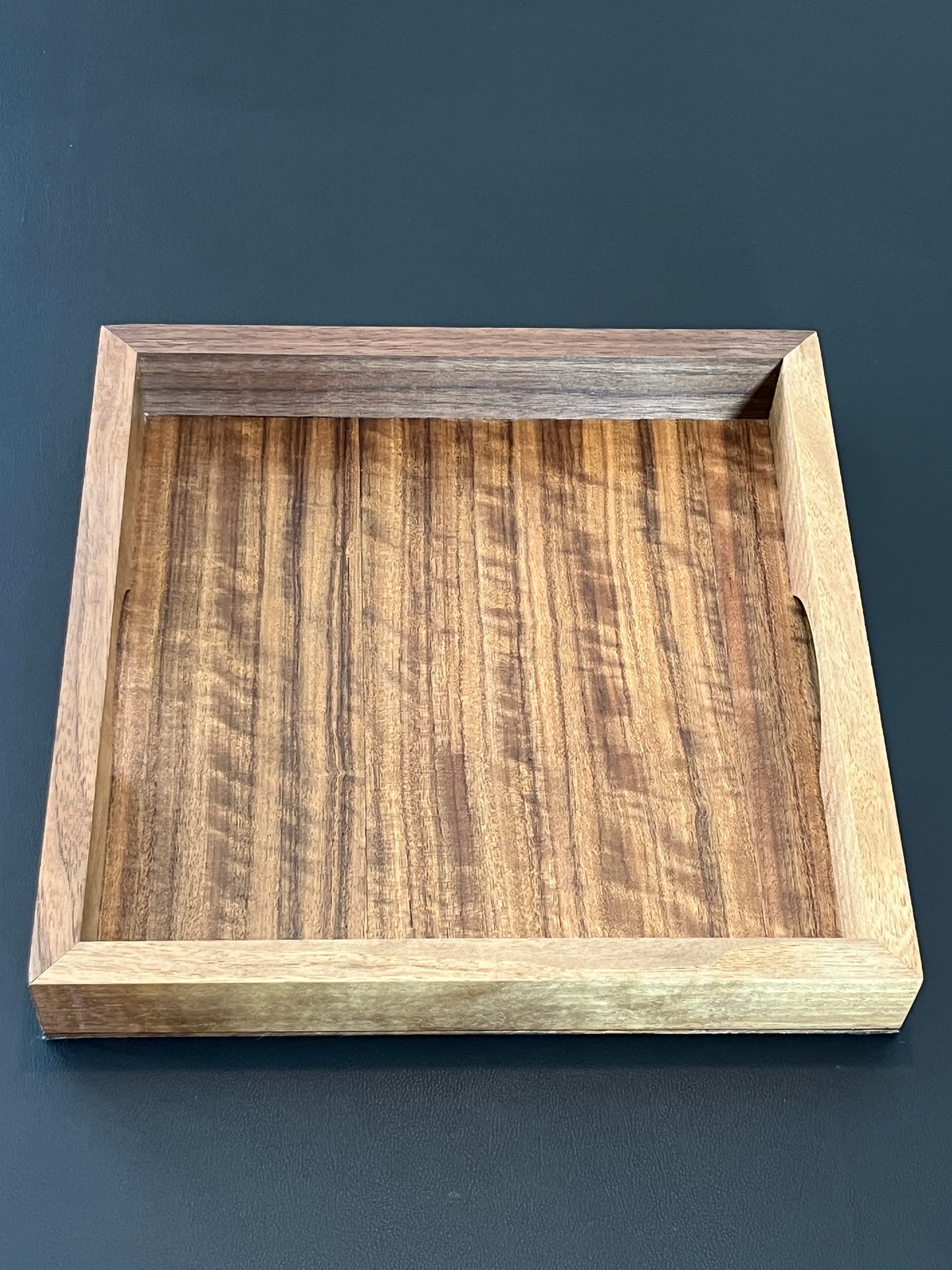 Handmade Walnut Tray - drinks, display or organising. (Item#42)