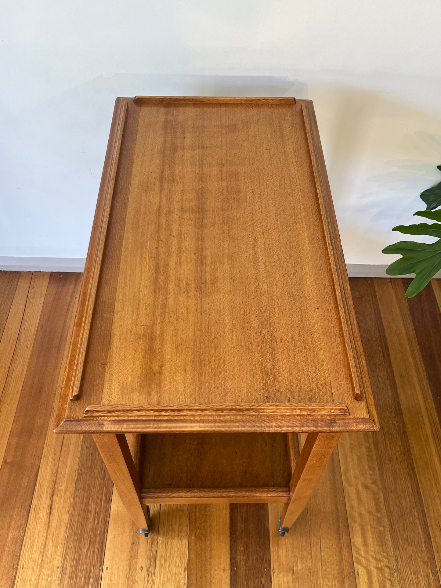 Vintage Silky Oak Drinks Trolley #35