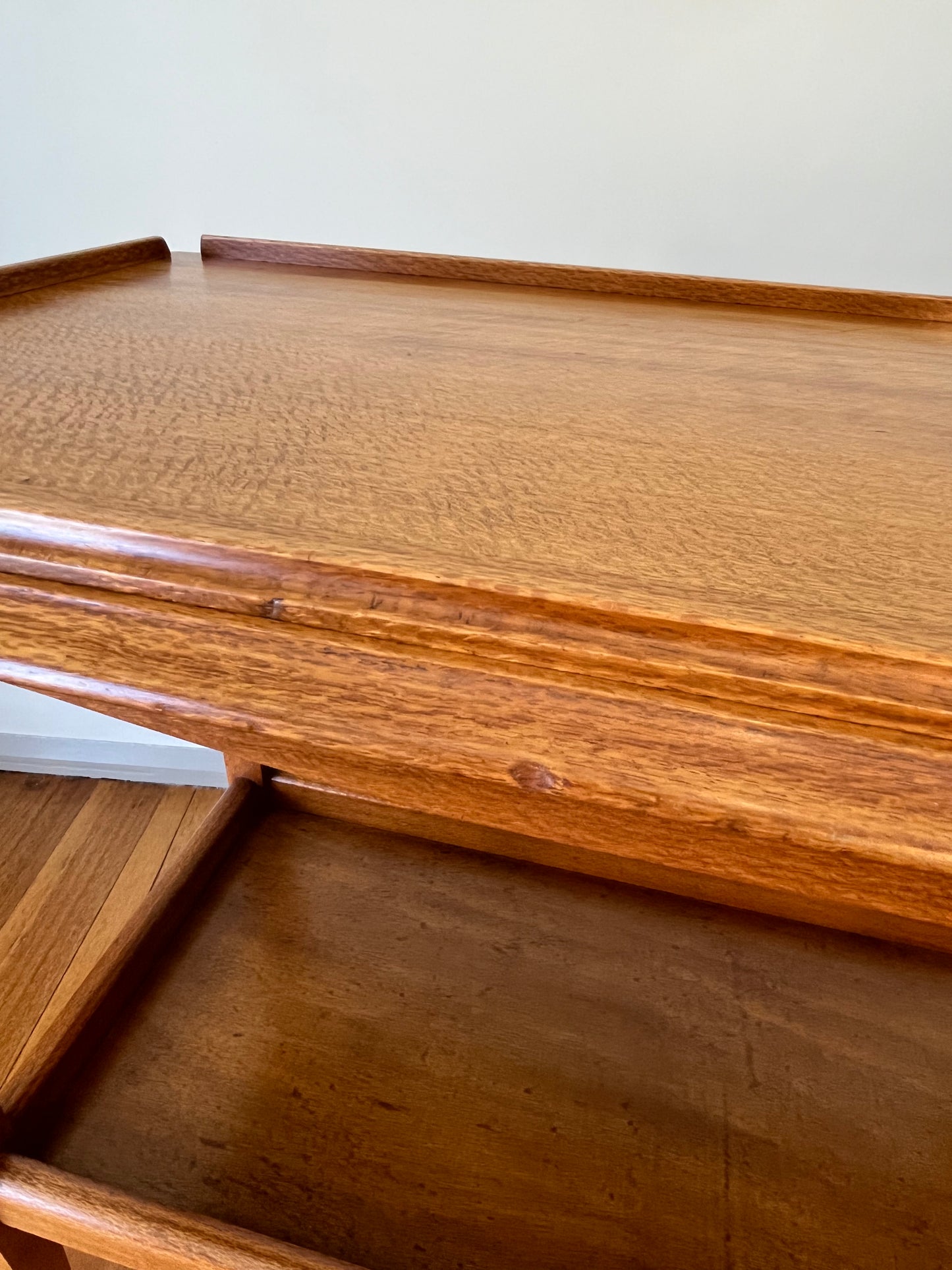 Vintage Silky Oak Drinks Trolley #35