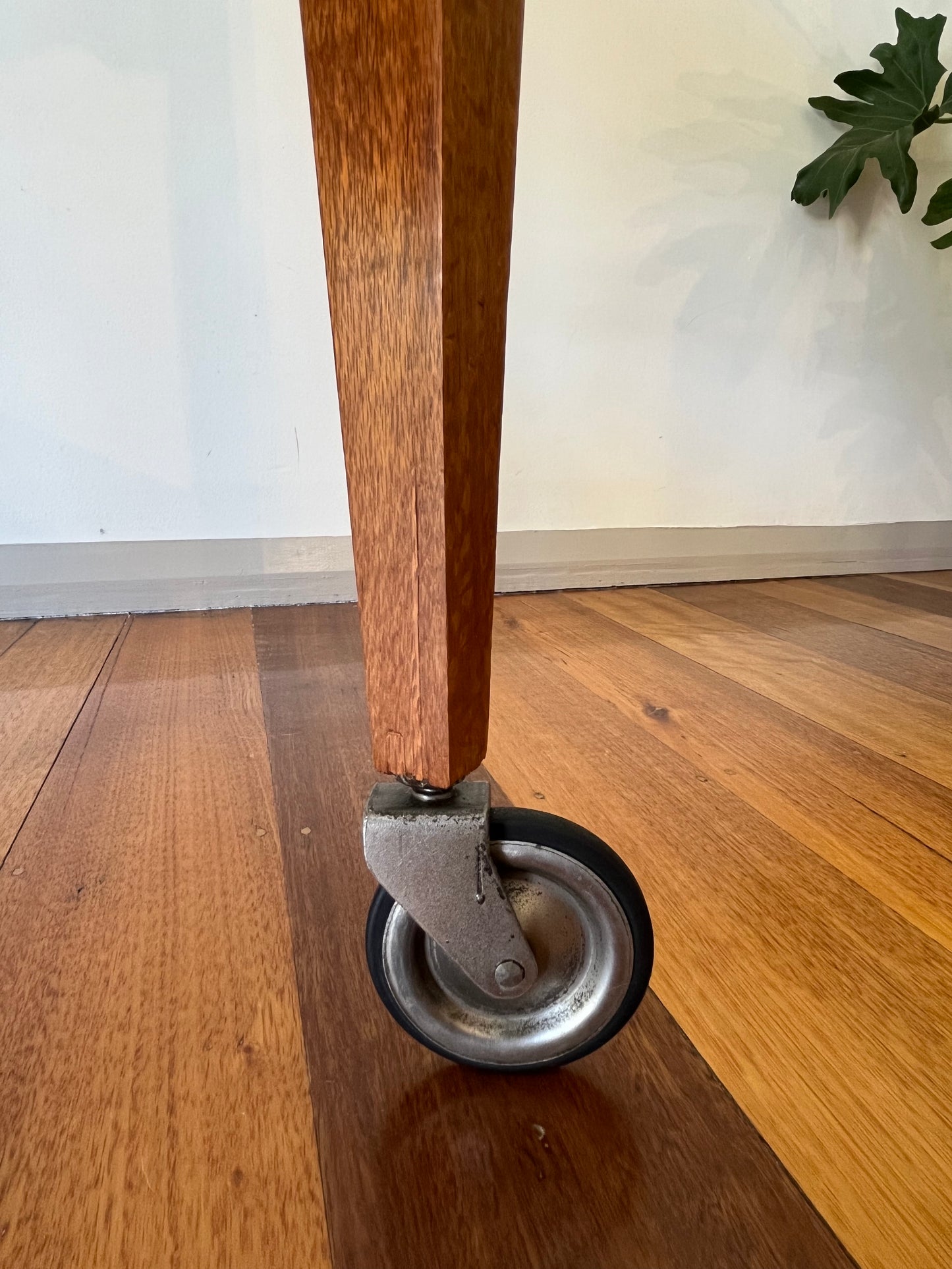 Vintage Silky Oak Drinks Trolley #35