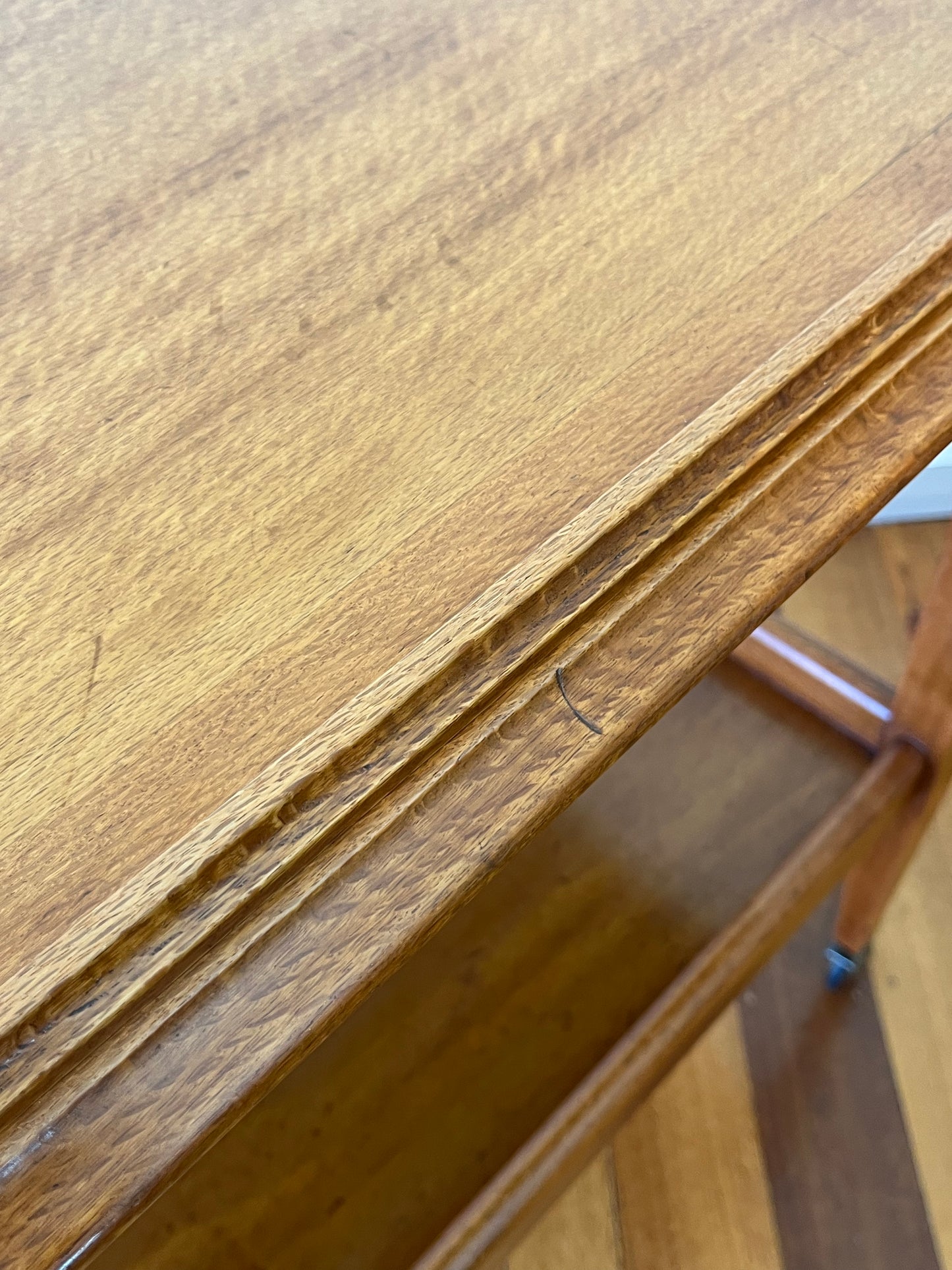 Vintage Silky Oak Drinks Trolley #35