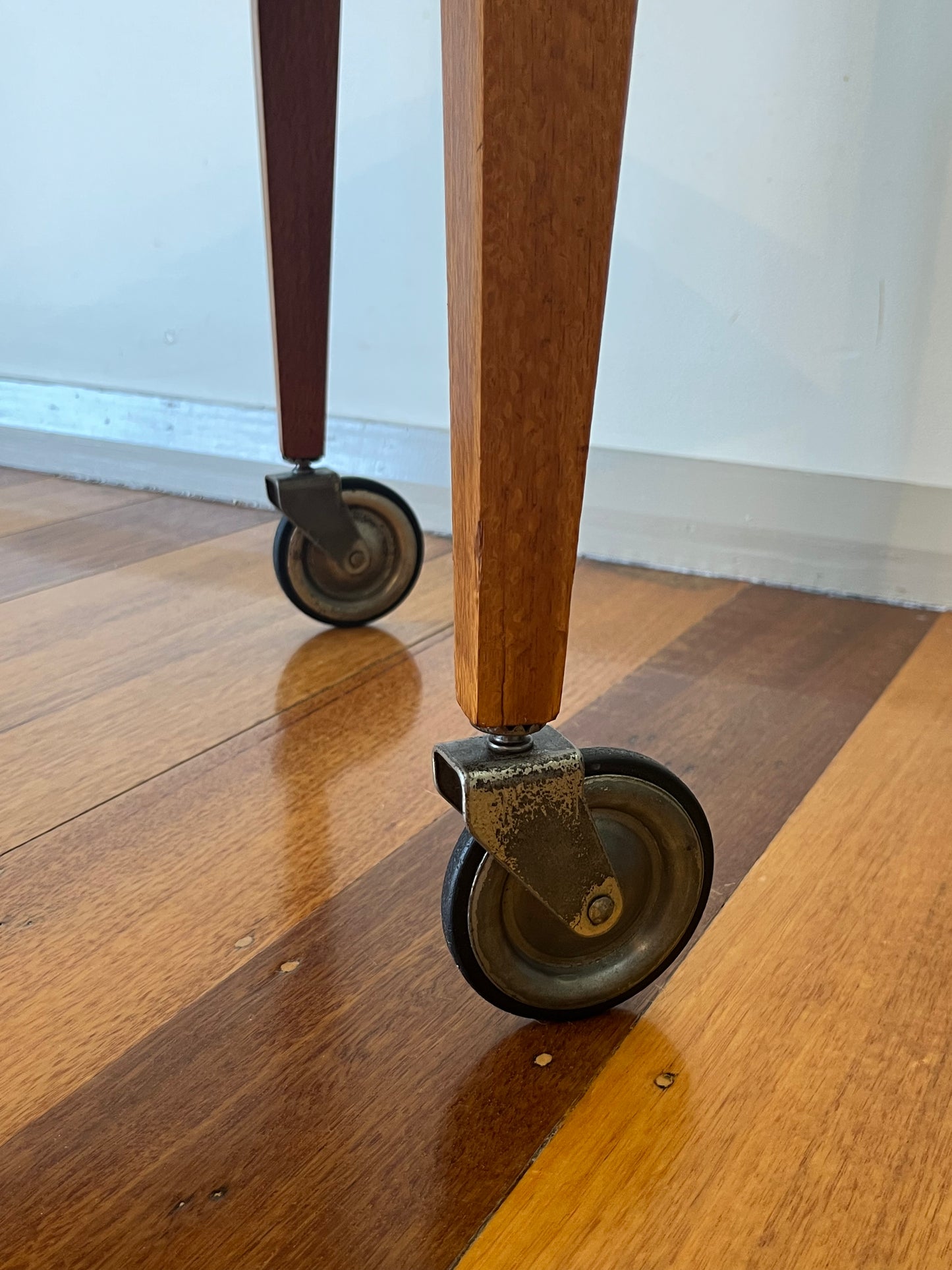 Vintage Silky Oak Drinks Trolley #35